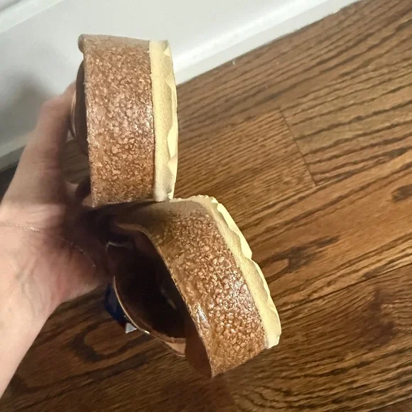 $155 Birkenstock Brown Sandals with Gold Buckle Madrid Sz 36 - Picture 5 of 7